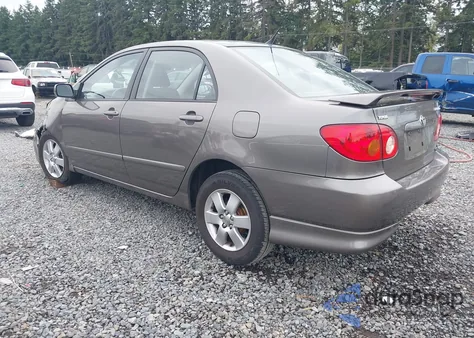2003 Toyota Corolla S z USA, uszkodzony, nr VIN 1NXBR32EX3Z101645